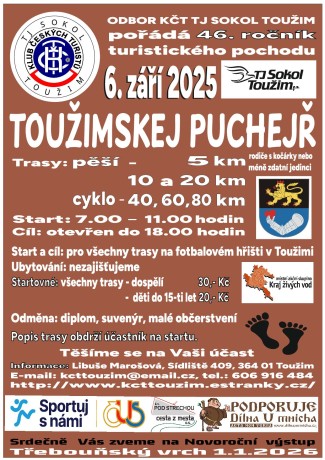 Toužimskej puchejř 2025_plakát