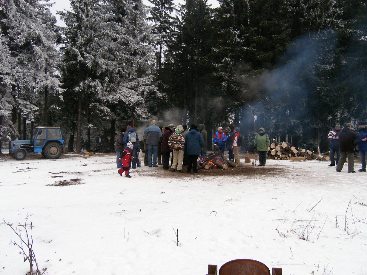 Novoroční výstup na Třebouňský v. 2009.02